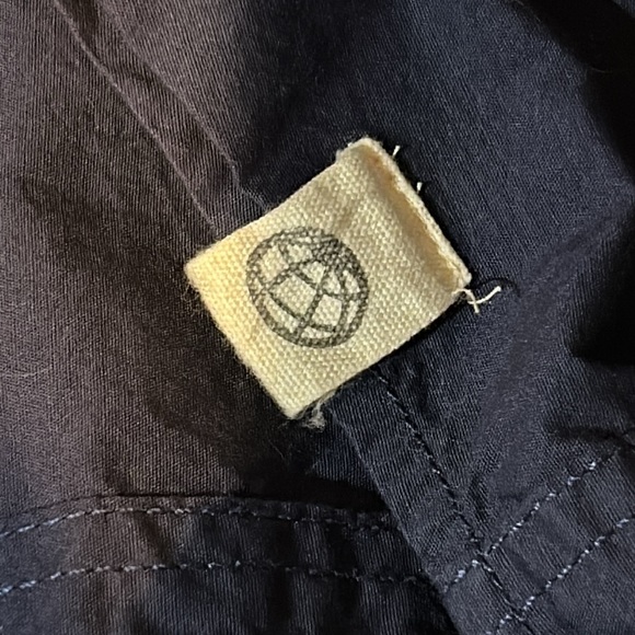 Free Planet cotton spandex military style casual button down - Picture 4 of 5